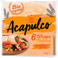 ACAPULCO Tortilla Wraps Natur 6 Stk - 25cm 370g
