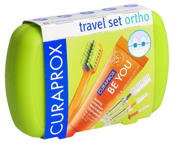 CURAPROX Travel Set Ortho grün