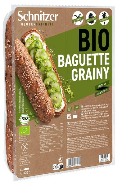 SCHNITZER Bio Baguette Grainy 320 g