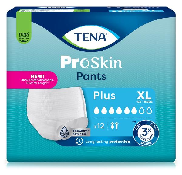 TENA Pants Plus XL 120-160cm (neu) 12 Stk
