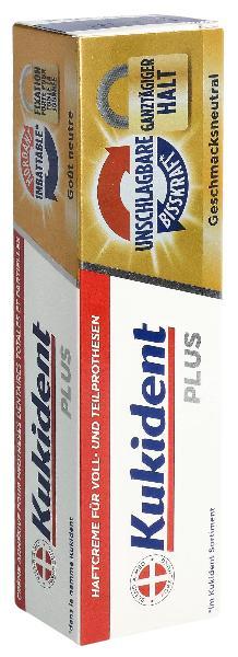 KUKIDENT Plus Haftcreme starker Biss 40 g