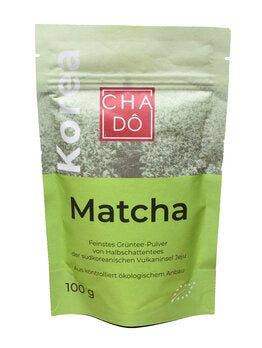 CHA DÔ Korea Garucha Matcha Grünteepulver Alupack 100g
