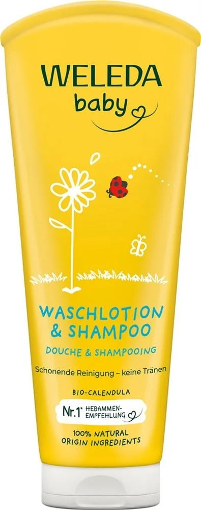 Weleda Calendula Waschlotion & Shampoo 200 ml