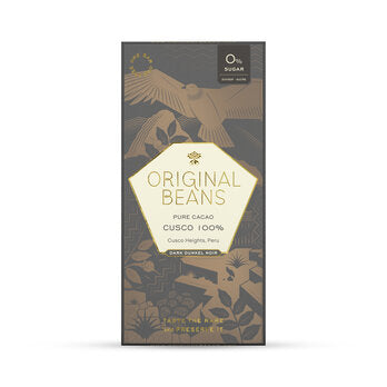 ORIGINAL BEANS Schokolade Tafel Cusco 100% Kakao 70g