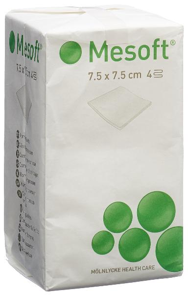 MESOFT NW Kompressen 7.5x7.5cm unst 100 Stk