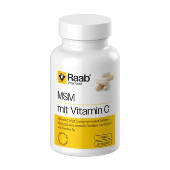 RAAB VITALFOOD MSM mit Vitamin C Kapseln konv 90Stk