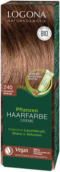 LOGONA Pflanzen Haarfarbe Creme 240 nougatbraun 150ml