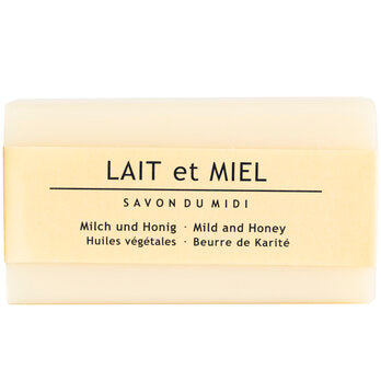 SAVON DU MIDI Seife mit Karité-Butter Milch-Honig 100g