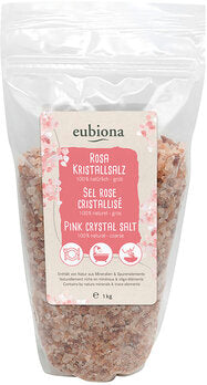 EUBIONA Rosa Kristallsalz - grob 1kg