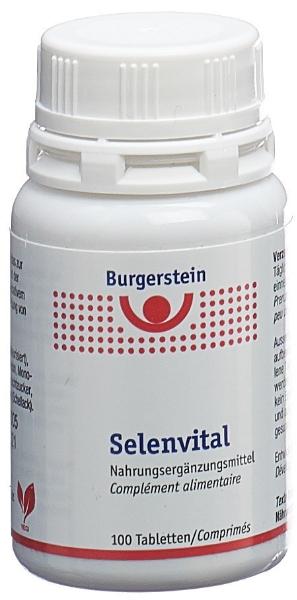 DrogerieMarkt24 - DrogerieMarkt24 BURGERSTEIN Selenvital Tabletten 100 Stück - DrogerieMarkt24