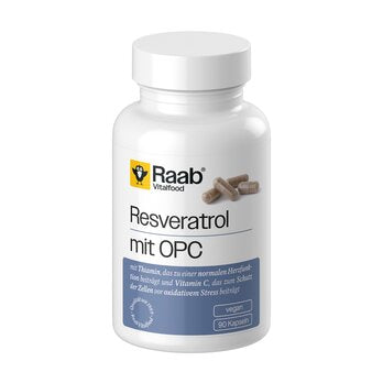 RAAB VITALFOOD Resveratrol mit OPC Kapseln 90Stk
