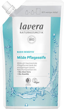 LAVERA Basis sensitiv Milde Pflegeseife Nachfüllbeutel 500ml