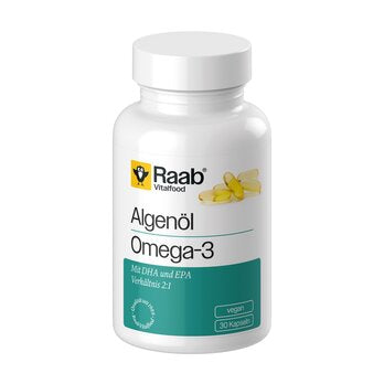 RAAB VITALFOOD Algenöl pflanzl.Omega-3 Kaps konv. 30Stk
