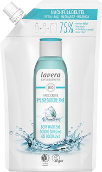 LAVERA Pflegedusche 2in1 Basis sensitiv - Nachfüllbeutel 500ml