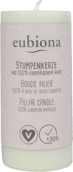 EUBIONA KERZEN Stumpenkerze Rapswachs hellgrün 50x110 mm 1Stk