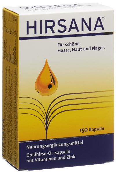 DrogerieMarkt24 - DrogerieMarkt24 HIRSANA Goldhirse-Oel-Kapseln - 150 Stk. - DrogerieMarkt24