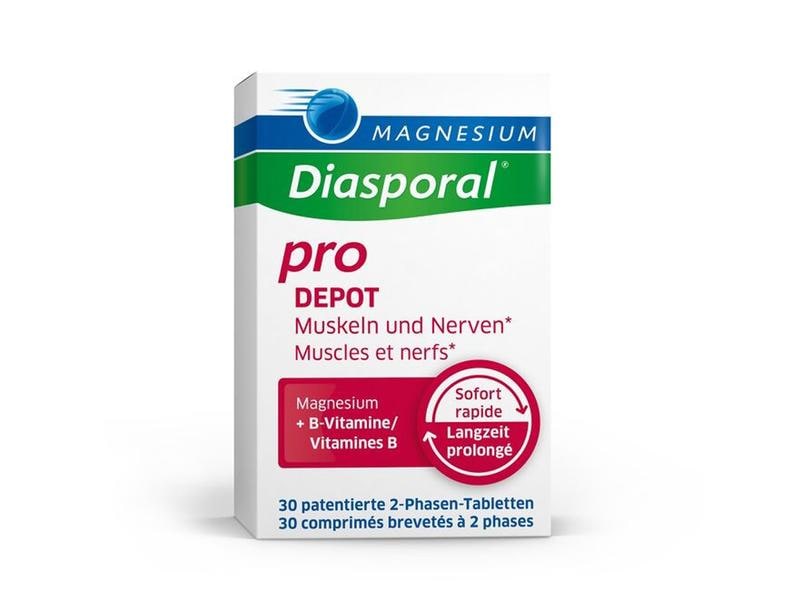 MAGNESIUM DIASPORAL Pro DEPOT Muskel & Nerven Tabl Ds 30 Stk