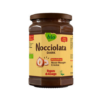 RIGONI DI ASIAGO Nocciolata Dark Nuss Nougat milchfrei 650g