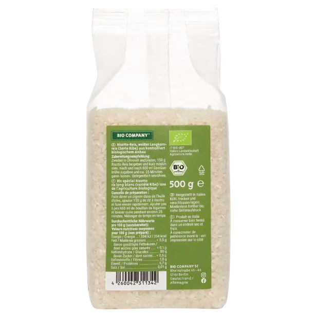 BIO COMPANY Risotto Reis 500g