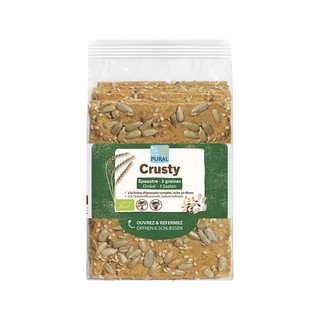 Pural Crusty Dinkel Vollkorn 3 Saaten, EU Bio 200g