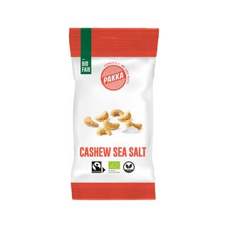 Pakka Cashew mit Meersalz, EU Bio / FLO-Fairtrade 30g