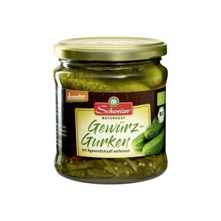 Schweizer Gewürz-Gurken, Demeter 370g