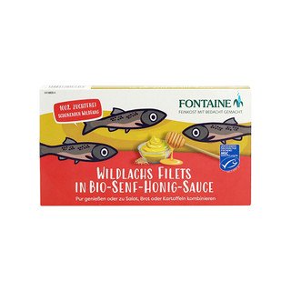 Fontaine Wildlachsfilet in Senfcrème, Marine Stewardship Council 200g
