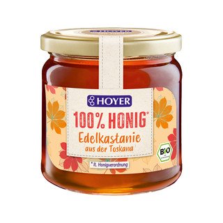 Hoyer Edelkastanienhonig (Toskana), EU Bio 500g