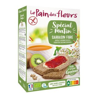 Le Pain des Fleurs Blumenbrot Spécial Matin Buchweizen, EU Bio 230g