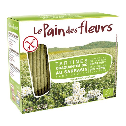 Le Pain des Fleurs Blumenbrot Buchweizen, EU Bio 300g
