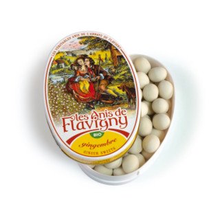 Les Anis de Flavigny Ingwer Bonbons, EU Bio 50g