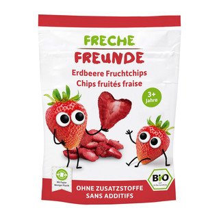 Freche Freunde Fruchtchips Erdbeere, EU Bio 12g