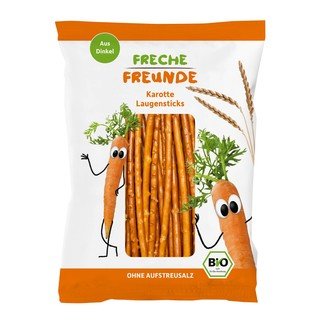 Freche Freunde Laugensticks Karotte, EU Bio 75g