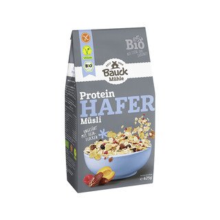 Bauck Mühle Hafer Müsli Protein glutenfrei, EU Bio 425g