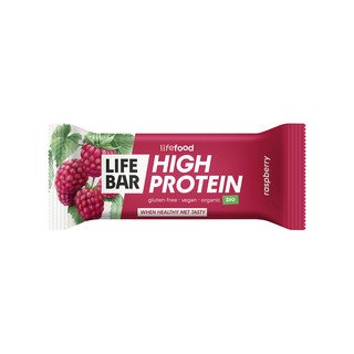 Lifefood Lifebar Riegel Protein Himbeere, EU Bio 40g