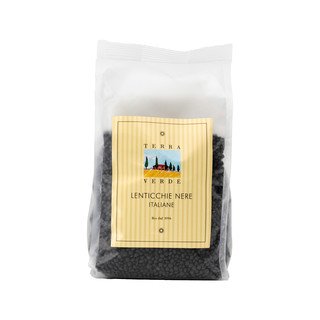 Terra Verde Schwarze Linsen aus Italien, EU Bio 500g