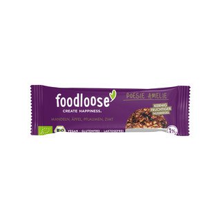 Foodloose Poesie Amelie - Nussriegel, EU Bio 35g
