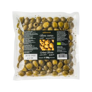 Epikouros Grüne Oliven entsteint, EU Bio 500g