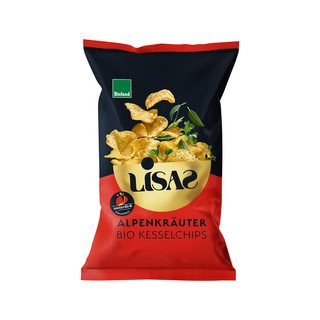 Lisas Chips Chips Alpenkräuter, EU Bio 115g