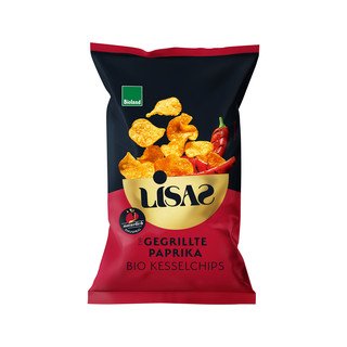 Lisas Chips Chips Gegrillte Paprika, EU Bio 115g