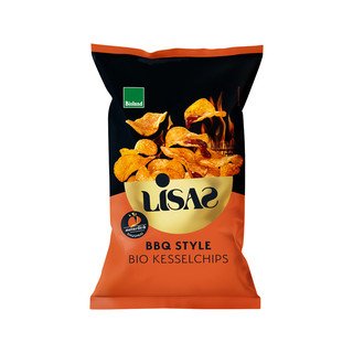 Lisas Chips Chips BBQ Style, EU Bio 115g