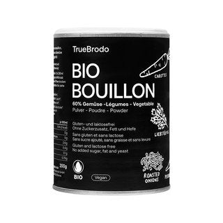 TrueBrodo Gemüsebouillon Pulver, Bio Knospe Schweiz 200g