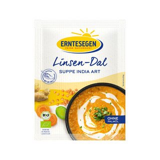 Erntesegen Linsen-Dal Suppe India Art, EU Bio 65g