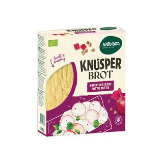 NATURATA Knusperbrot Buchweizen Rote Bete, EU Bio 100 g