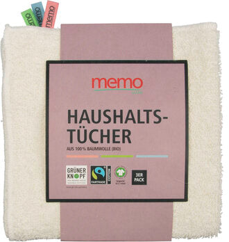 MEMO Haushaltsreinigungstuch 3er Pack 3Stk