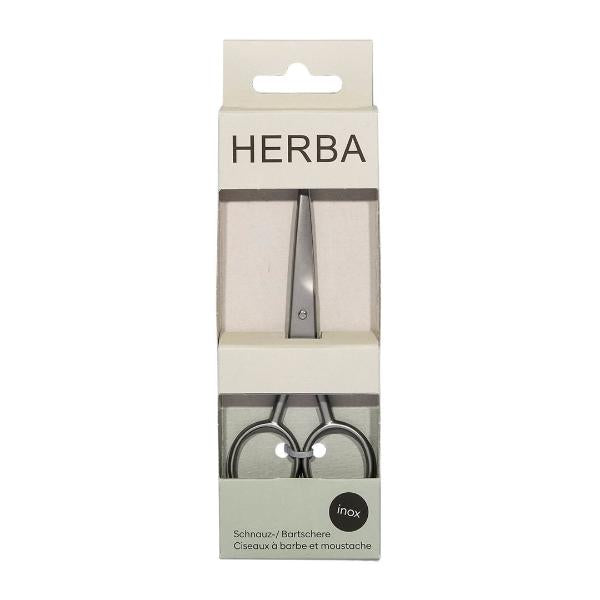 HERBA Schnauz Bartschere Inox
