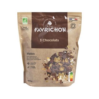 Favrichon Flakes 3 Schokolade, EU Bio 400g