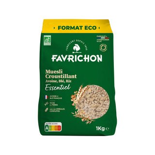 Favrichon Crunchy-Müsli Essentiel, EU Bio 1kg