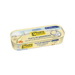 Phare d'Eckmühl Makrelenfilets Bio-Muscadet & Gewürze, ohne Zertifizierung 151g