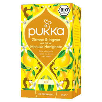 PUKKA Zitrone Ingwer & Manuka Tee 20x1,6g